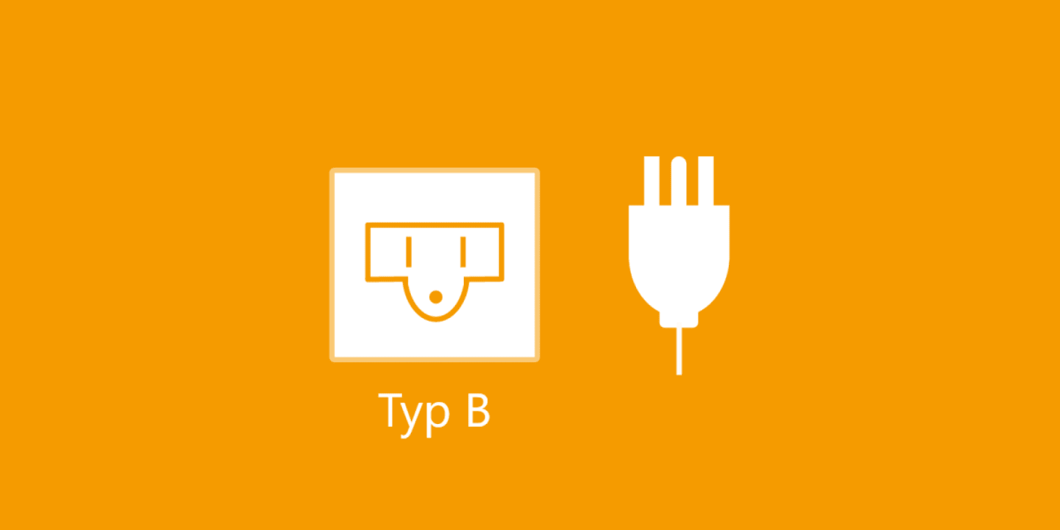 Dargestellt sind Steckdosen-Typen B.