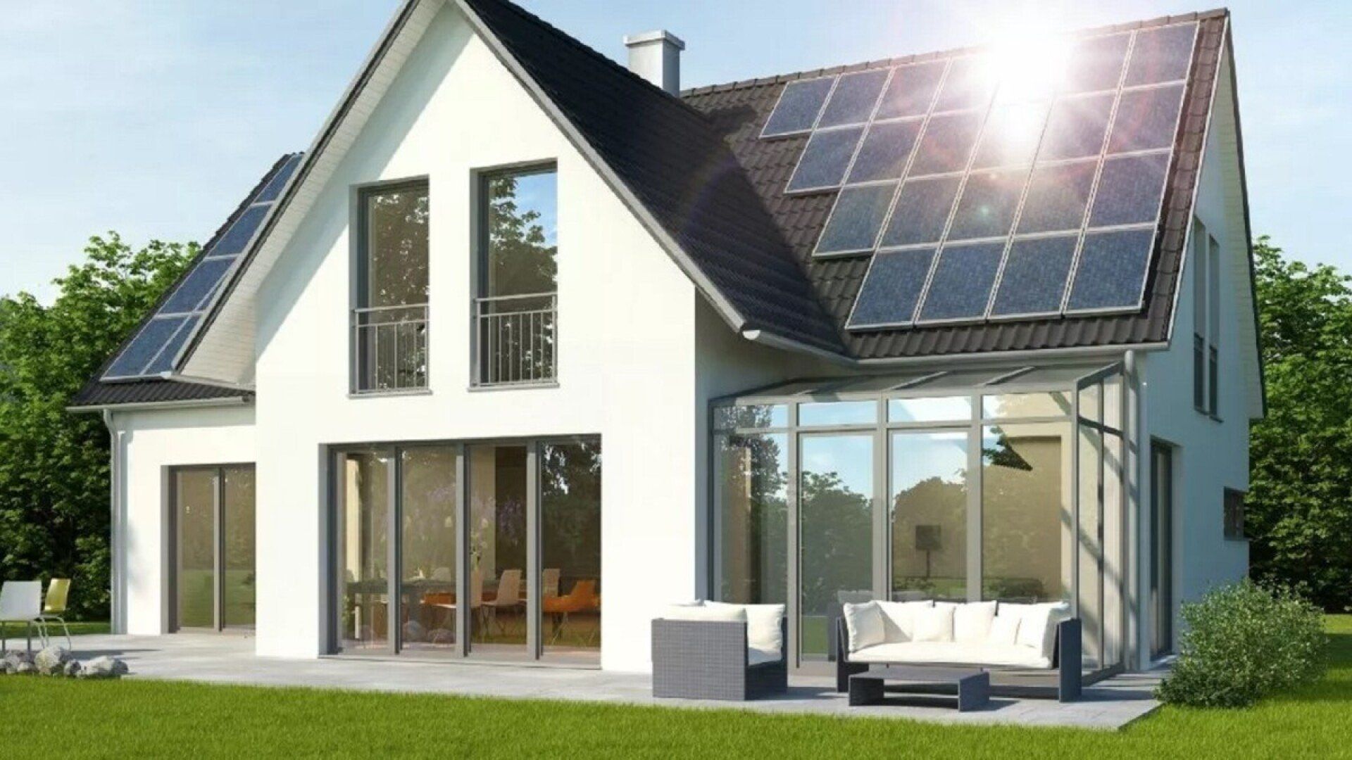 Eine Solaranlage mit einer Photovoltaikversicherung