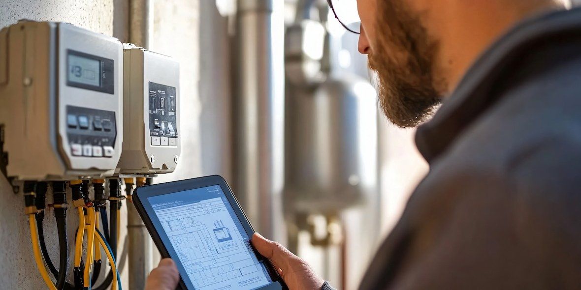 Analyse des Stromverbrauchs mit einem intelligenten Messsystem zur Nutzung eines dynamischen Stromtarifs.