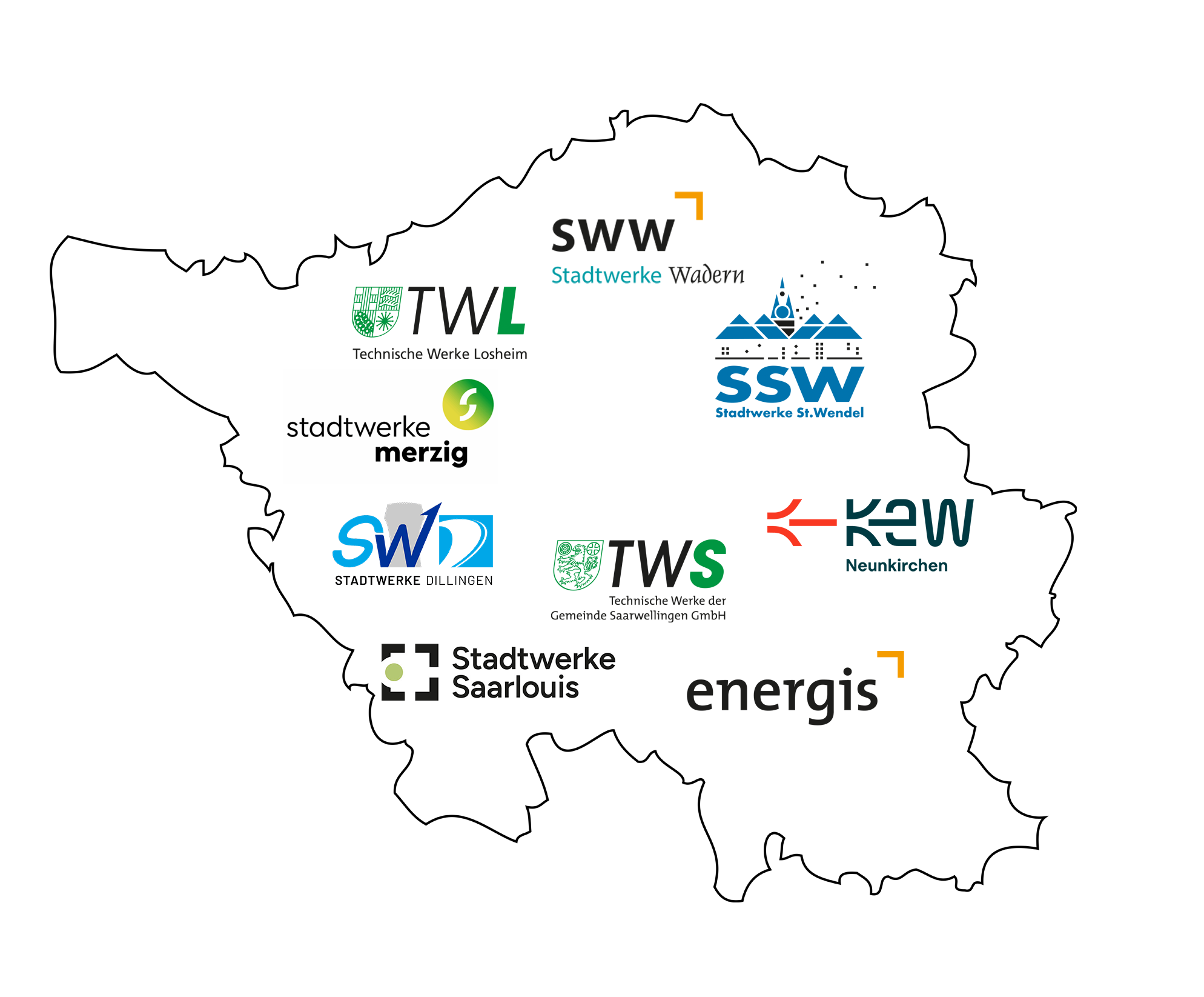 Karte Stadtwerkepartner
