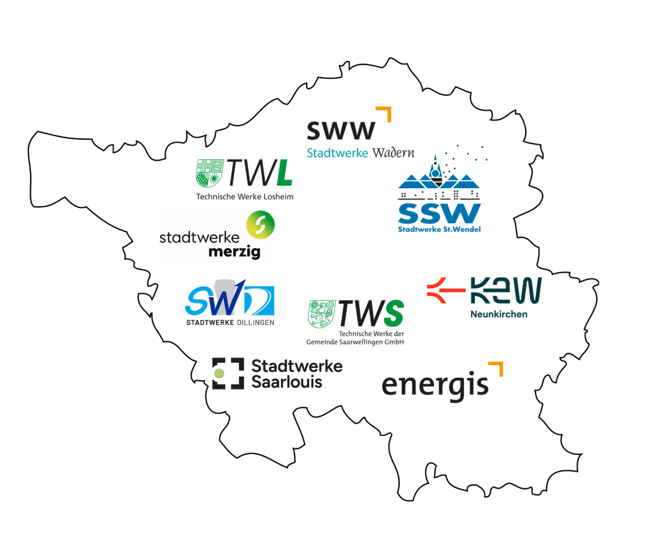 Karte Stadtwerkepartner